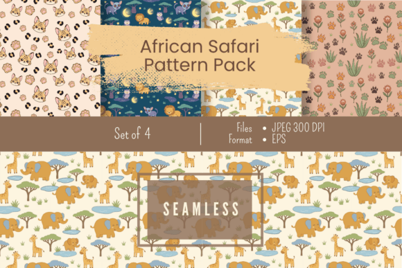 Download African Safari Pattern Pack - Premium Resources