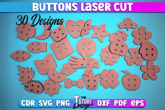 Download Buttons Laser Cut SVG| Buttons Laser Cut - Buttons Collection