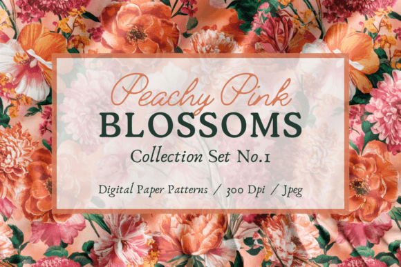Download Peachy Pink Blossoms Floral Patterns - Premium Resources